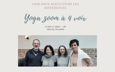 Yoga chez soi ! Séance à 4 voix :-)