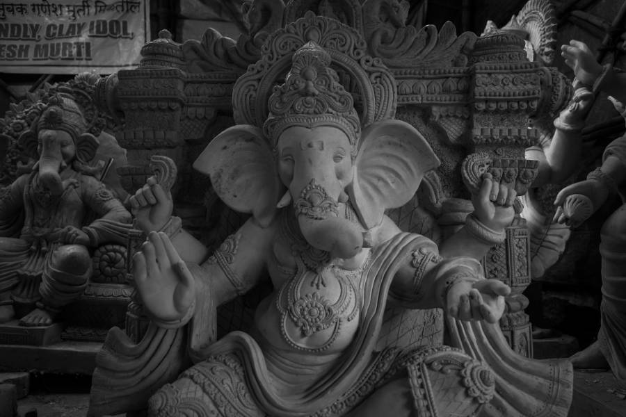 Débardeur Yoga Méditation Avec Impression Ganesha Mandala - Confortable Et Léger Pour La Pratique