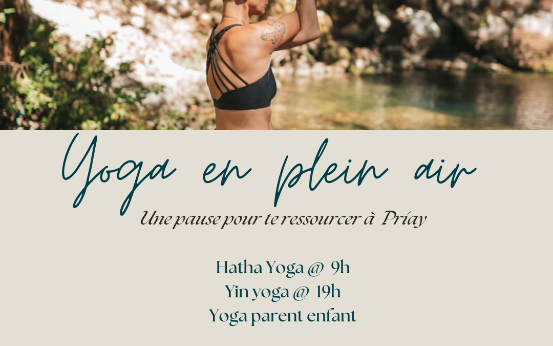 Cours de yoga en plein air